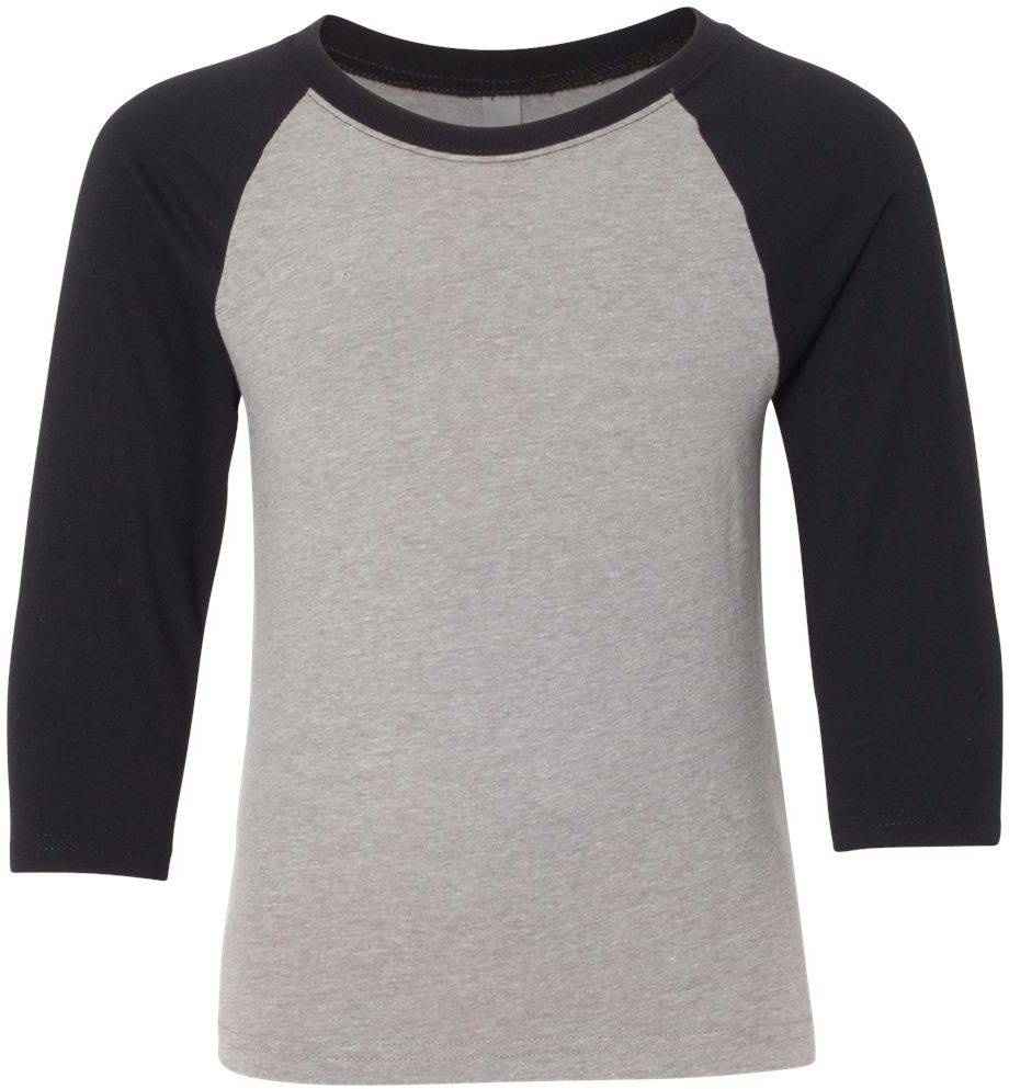 Youth CVC Three-Quarter Sleeve Raglan T-Shirt