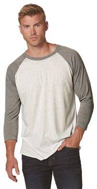 Unisex Tri-Blend Three-Quarter Sleeve Baseball Raglan Tee