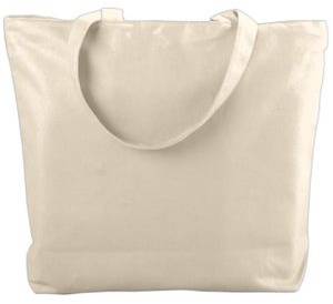 Canvas Zipper Tote