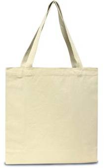 12 Ounce Gusseted Cotton Canvas Tote