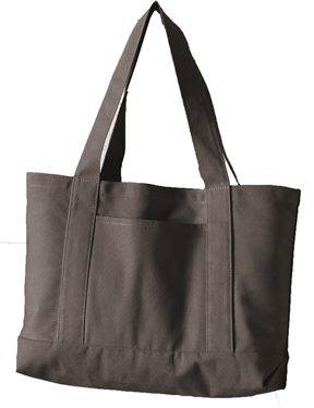 Pigment Dyed Premium 12 Ounce Canvas Gusseted Tote