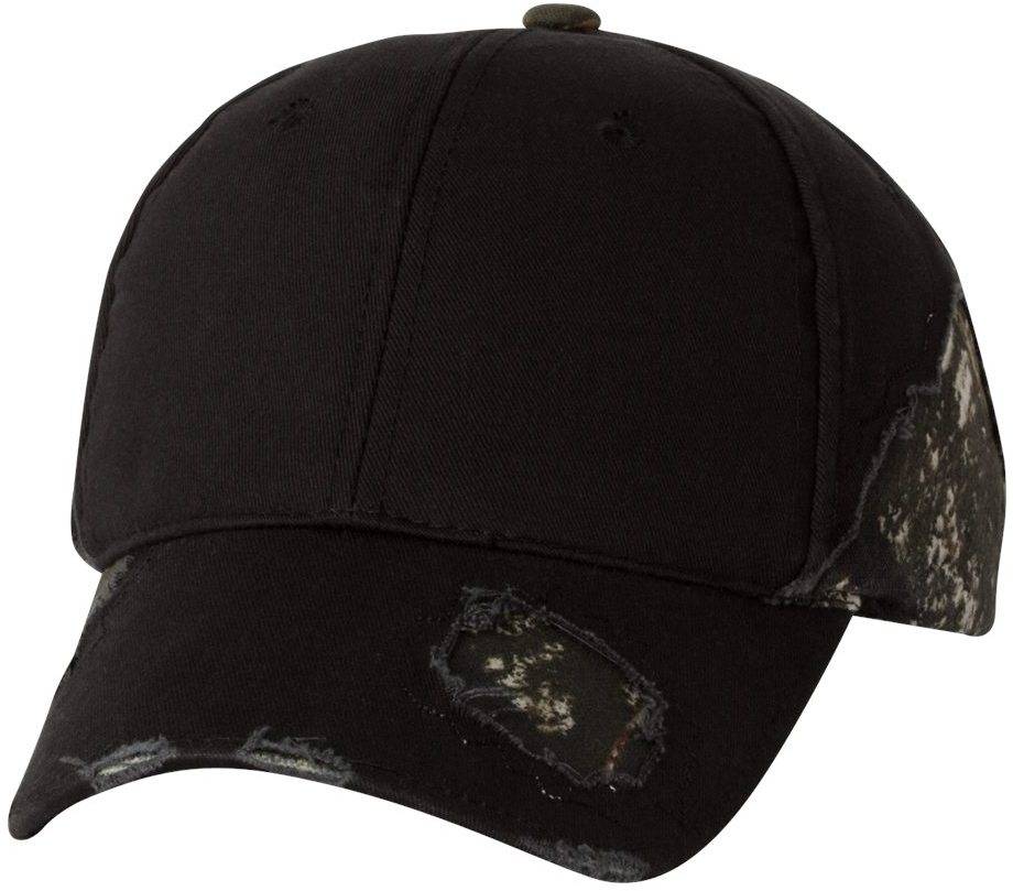 Frayed Camouflage Cap