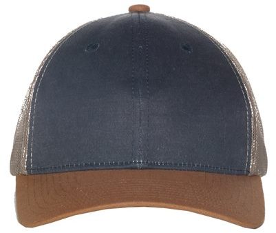 Tri-Color Mesh Back Trucker Cap