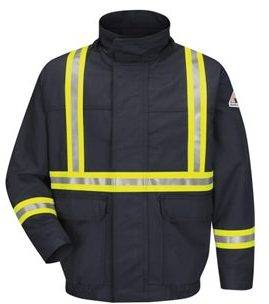 Lined Bomber Jacket with Reflective Trim – EXCEL FRÂ® ComforTouch