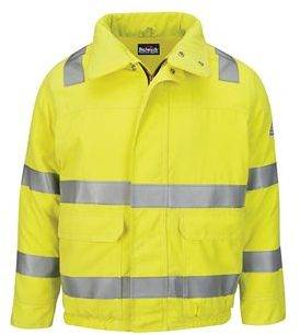 Hi-Visibility Lined Bomber Jacket with Reflective Trim – CoolTouchÂ®2