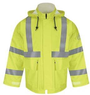 Hi-Visibility Flame-Resistant Rain Jacket