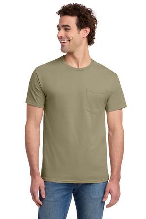 JERZEES – Dri-Power Active 50/50 Cotton/Poly Pocket T-Shirt