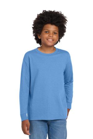 Gildan Youth Heavy Cotton 100% Cotton Long Sleeve T-Shirt.