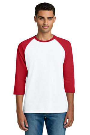 Heavy Cotton 3/4-Sleeve Raglan T-Shirt.