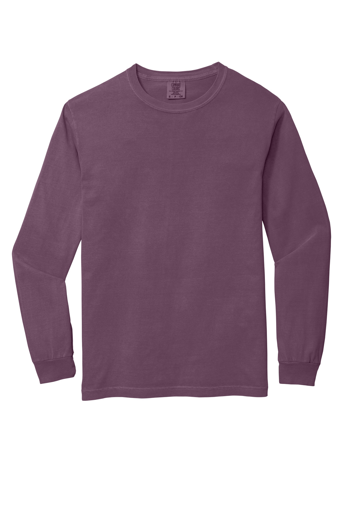 COMFORT COLORS Heavyweight Ring Spun Long Sleeve Tee.