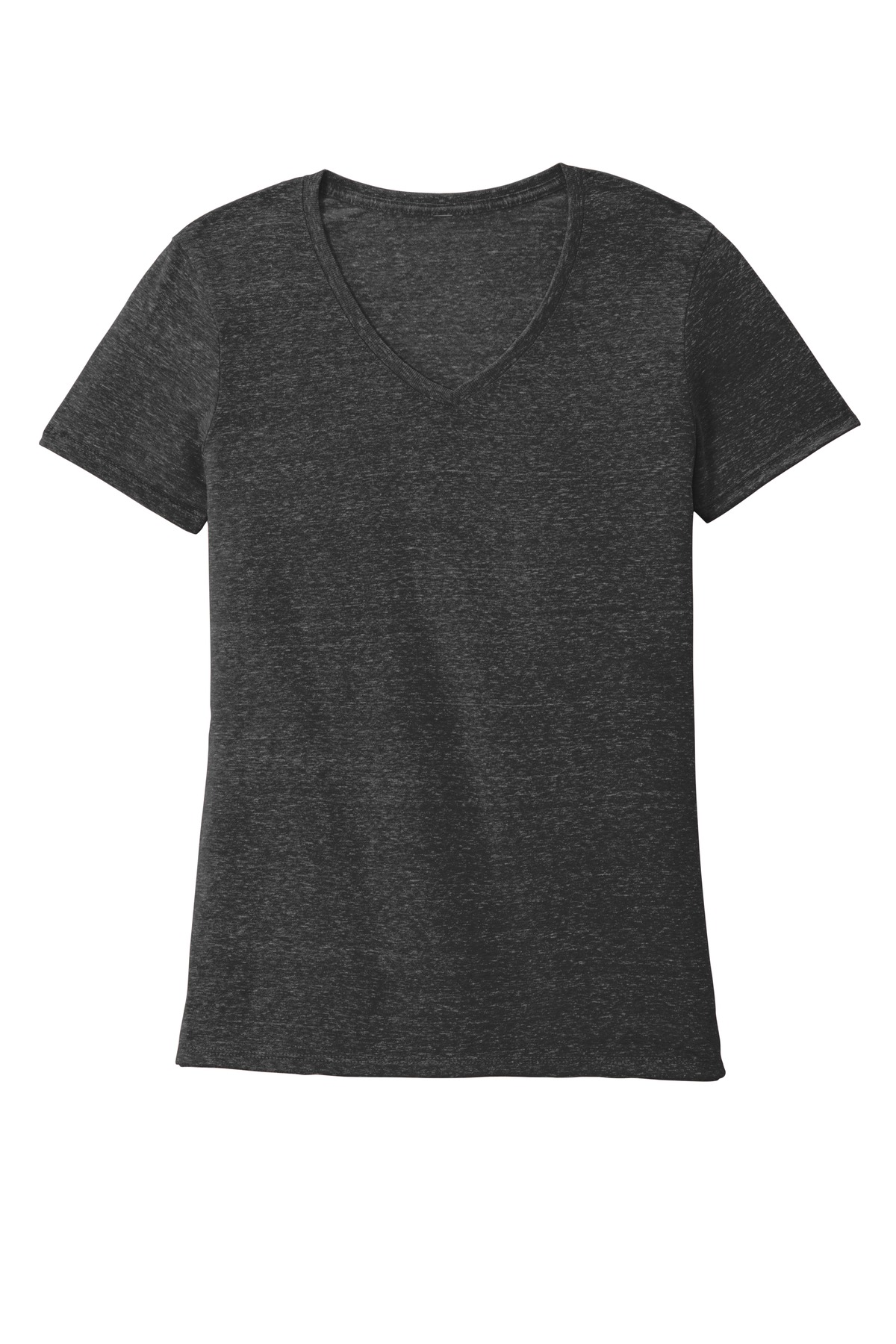 JERZEES Ladies Snow Heather Jersey V-Neck T-Shirt