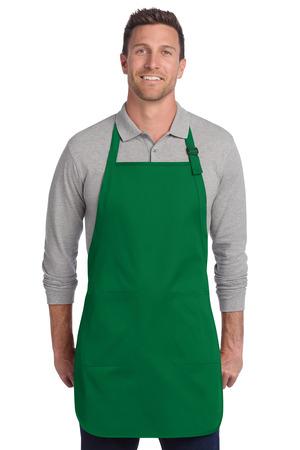 Full-Length Two-Pocket Bib Apron.