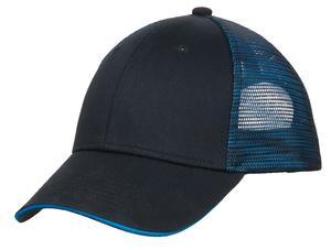 Port Authority Double Mesh Snapback Sandwich Bill Cap