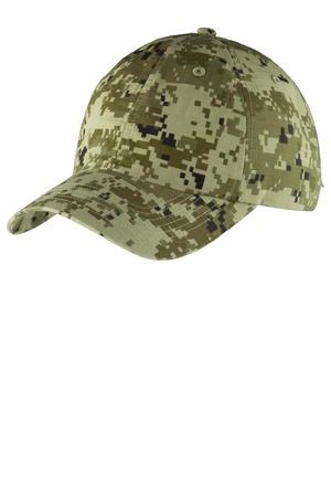 Port Authority Digital Ripstop Camouflage Cap