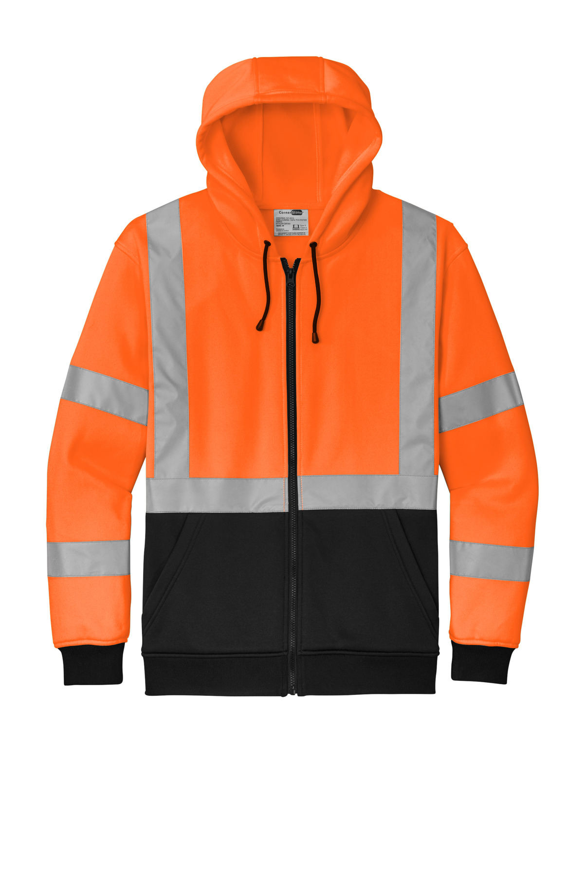 A107 Class 3 Heavy-Duty Fleece Full-Zip Hoodie