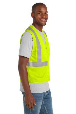 ANSI 107 Class 2 Mesh Zippered Vest.