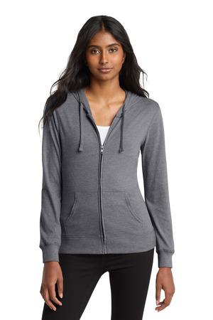 District ® Women’s Fitted Jersey Full-Zip Hoodie