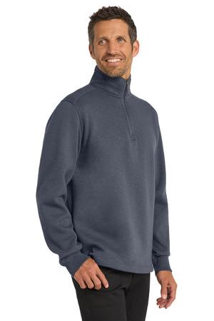 Port Authority Slub Fleece 1/4-Zip Pullover