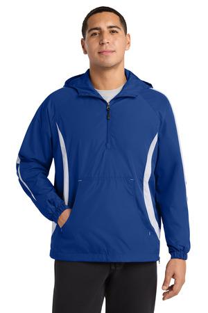 Sport-Tek Colorblock Raglan Anorak