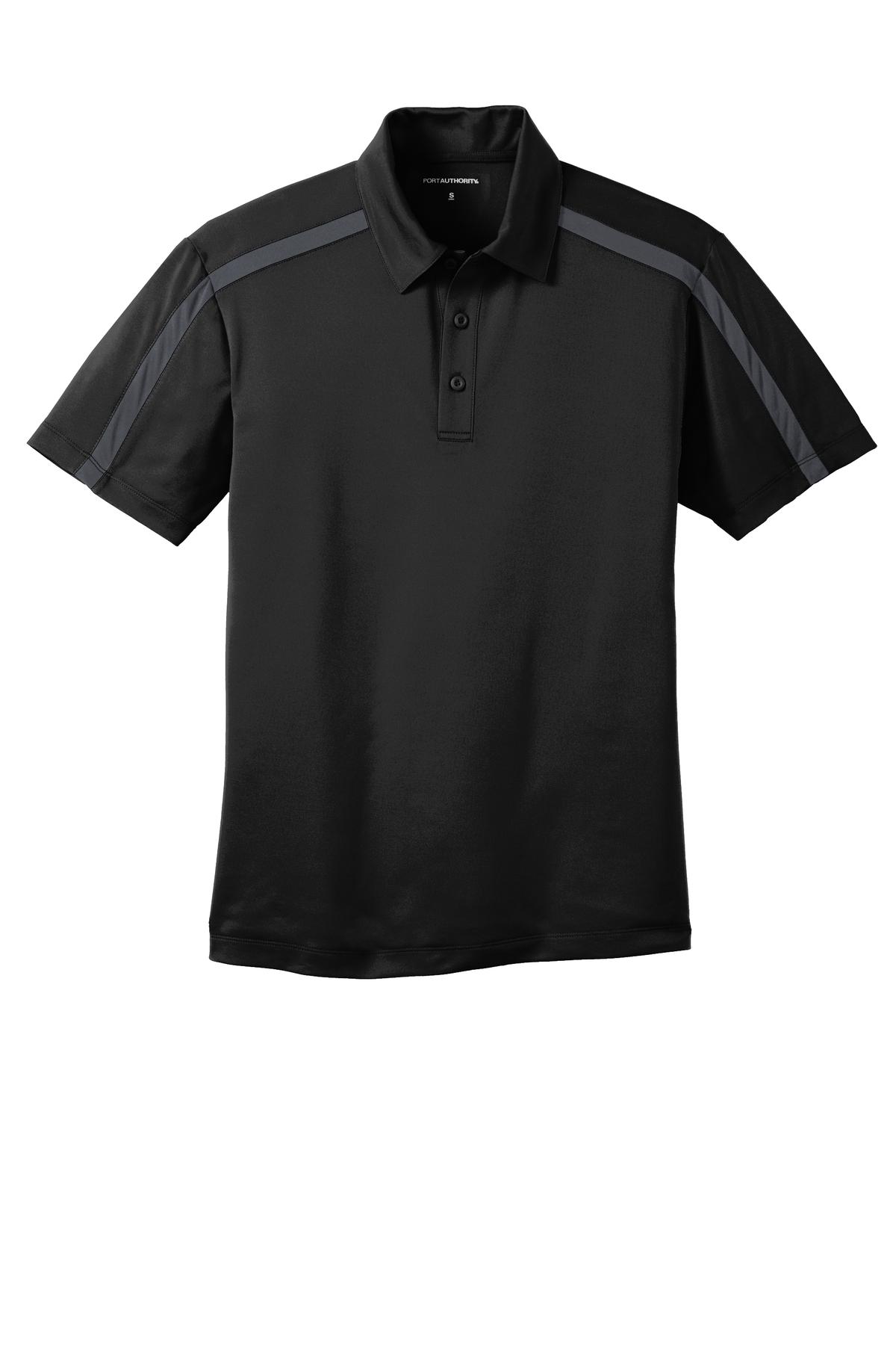 Port Authority Silk Touch Performance Colorblock Stripe Polo