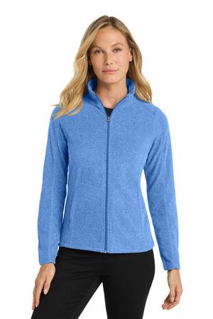 Port Authority Ladies Heather Microfleece Full-Zip Jacket