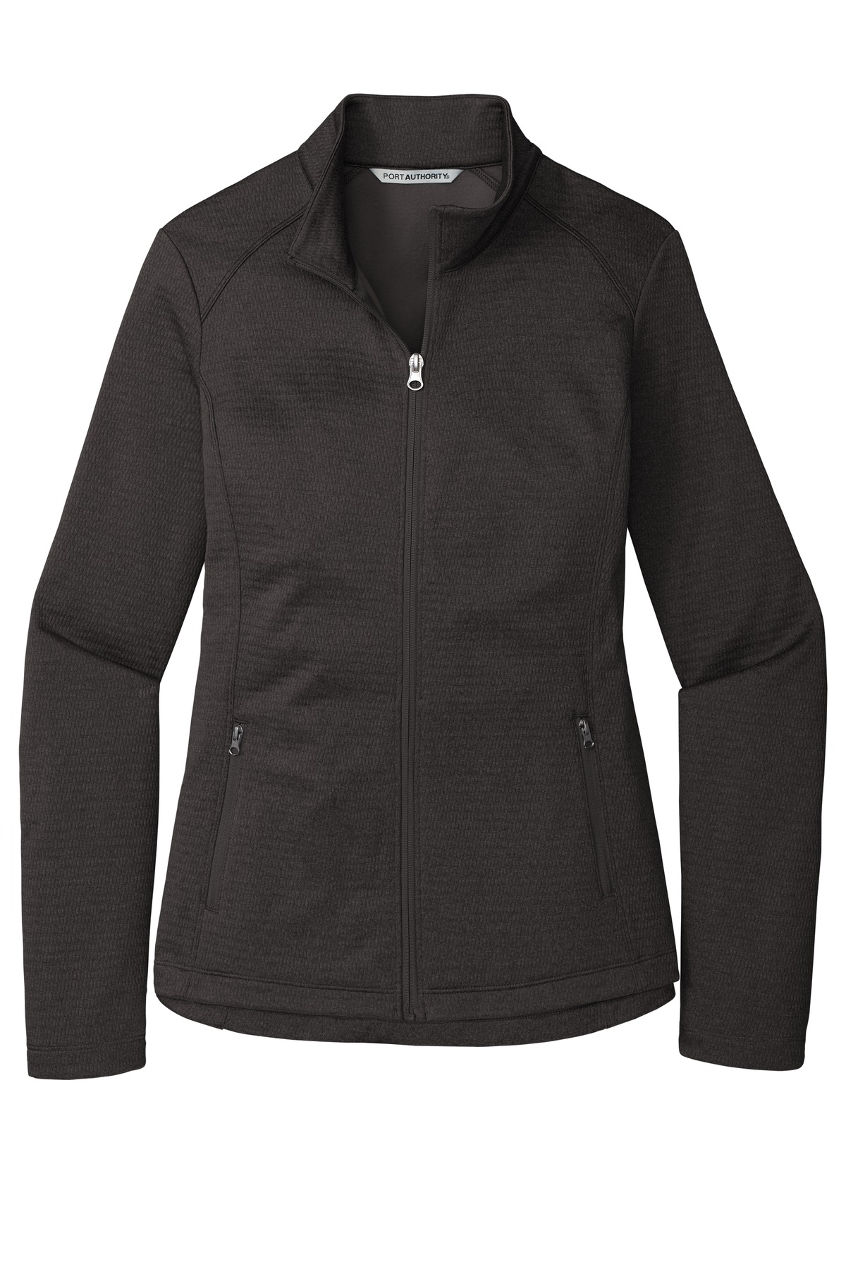 Ladies Diamond Heather Fleece Full-Zip Jacket