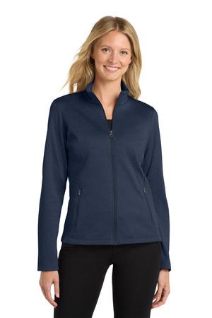 Ladies Diamond Heather Fleece Full-Zip Jacket