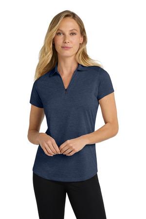 Port Authority Ladies Digi Heather Performance Polo
