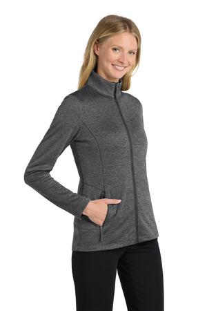 Ladies Collective Striated Fleece Jacket.
