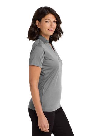 Ladies Heathered Silk Touch Performance Polo.