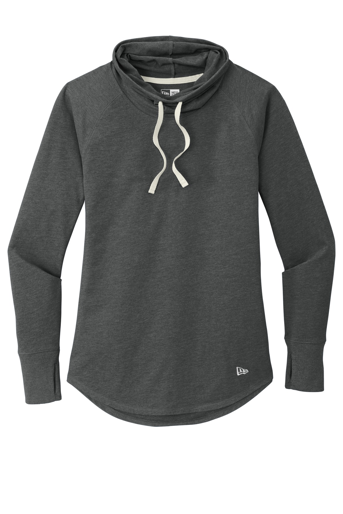 Ladies Sueded Cotton Blend Cowl Tee