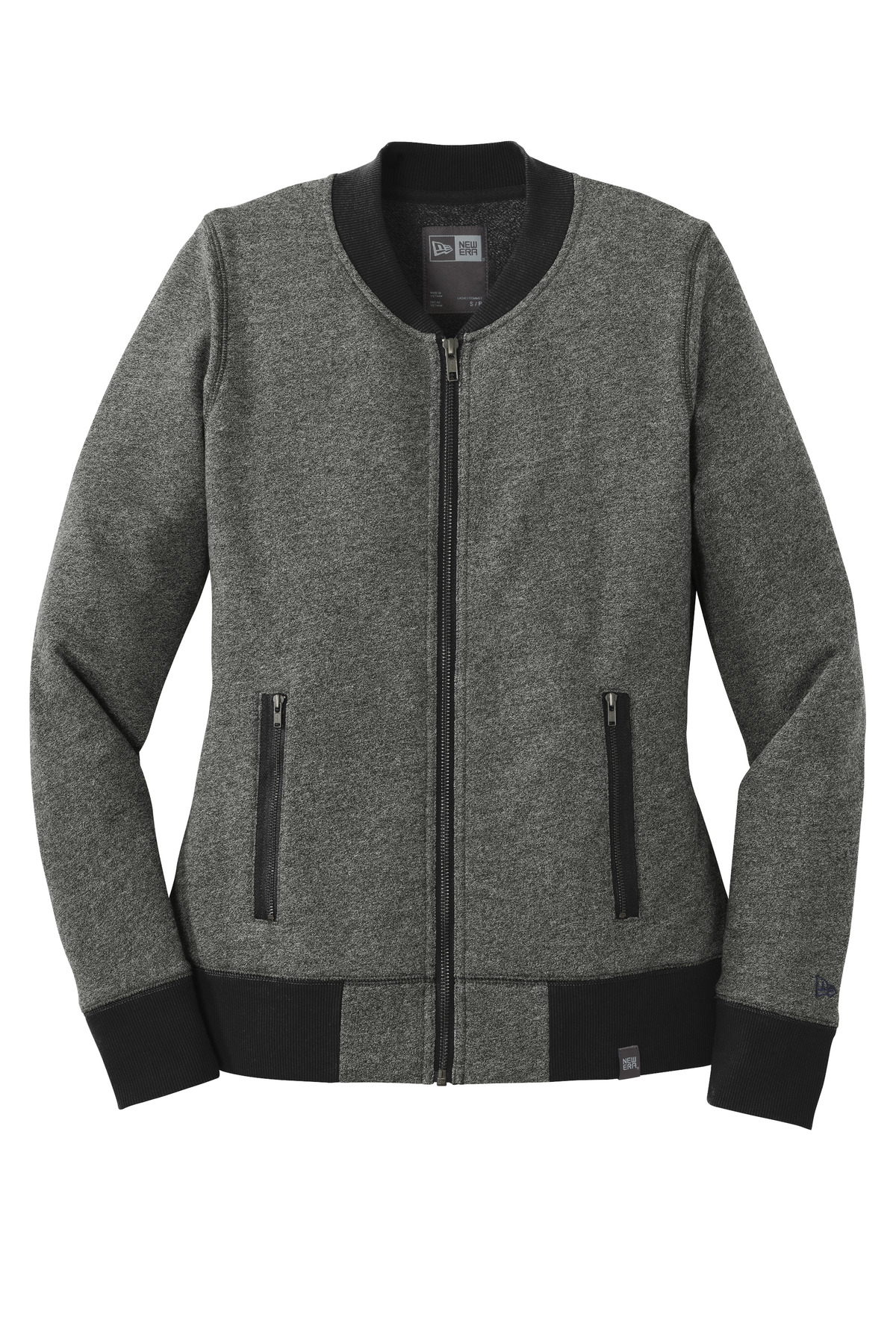 New Era Ladies French Terry Baseball Full-Zip