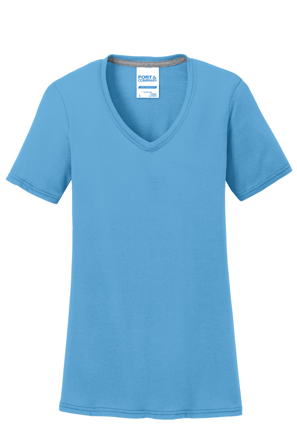 Port & Company Ladies Performance Blend V-Neck Tee