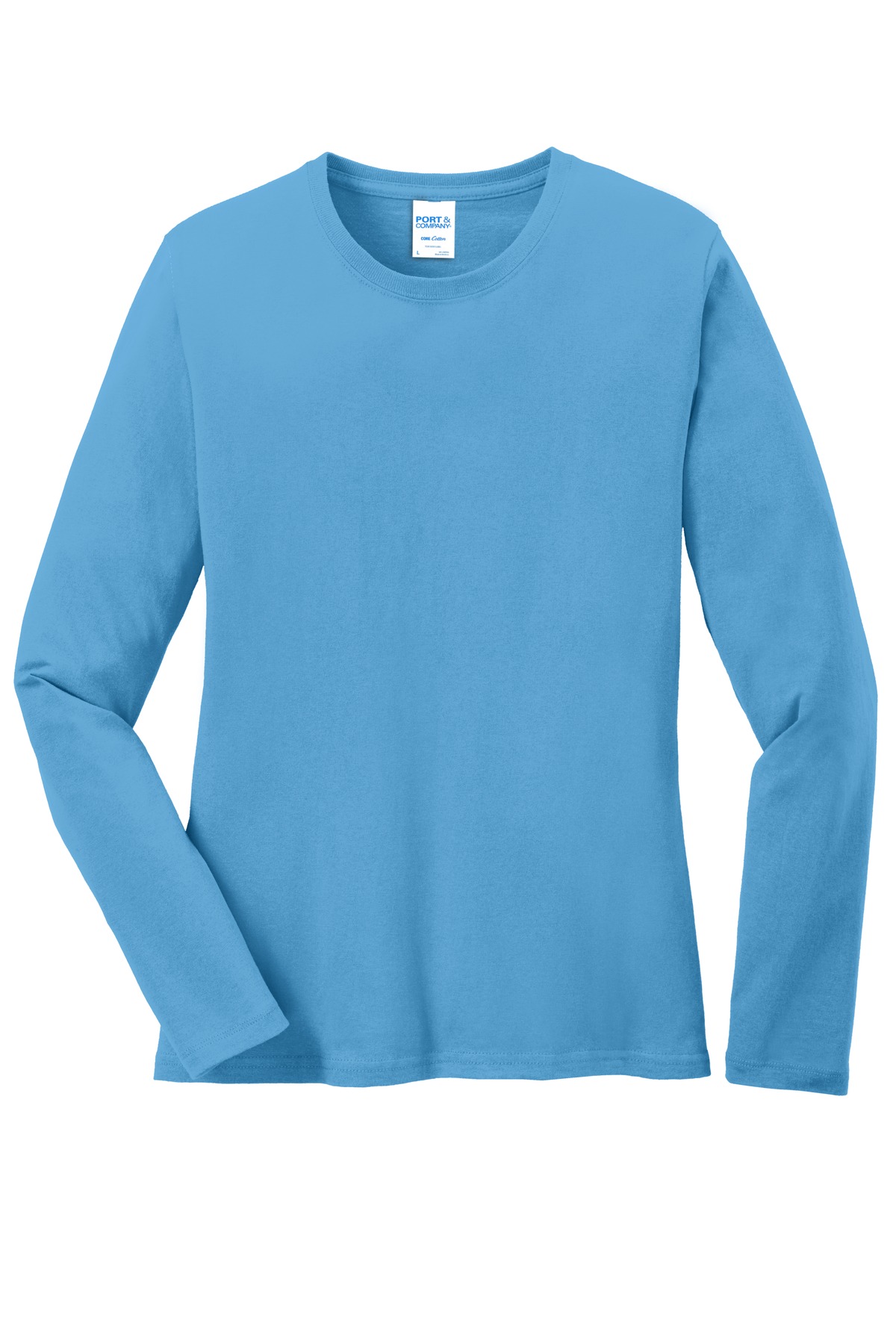 Port & Company Ladies Long Sleeve Core Cotton Tee