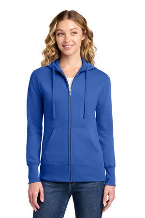 Port & Company Ladies Core Fleece Full-Zip Hooded Sweatshirt