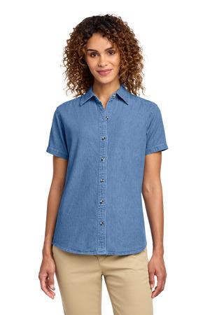 Port & Company – Ladies Short Sleeve Value Denim Shirt