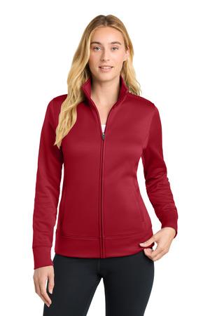 Sport-Tek Ladies Sport-Wick Fleece Full-Zip Jacket