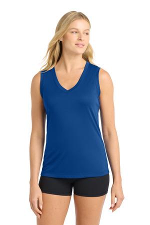 Sport-Tek Ladies Sleeveless PosiCharge Competitor V-Neck Tee