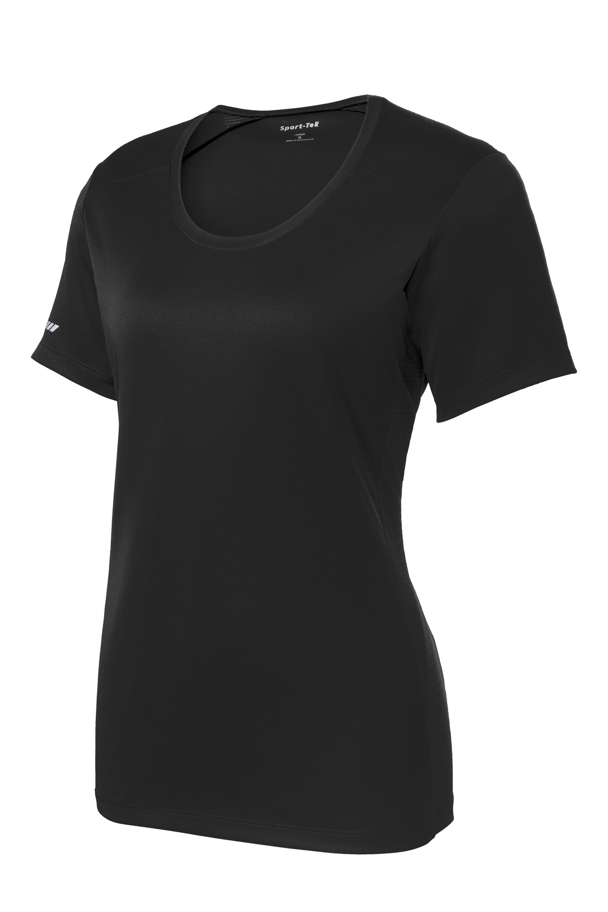 Sport-Tek Ladies PosiCharge Elevate Scoop Neck Tee