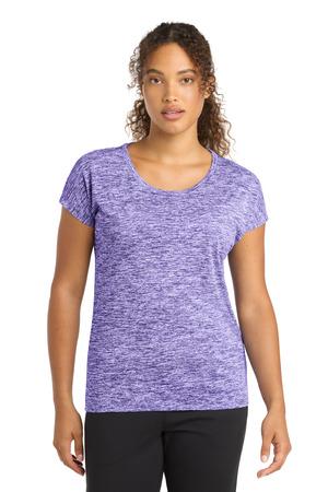 Sport-Tek Ladies PosiCharge Electric Heather Sporty Tee