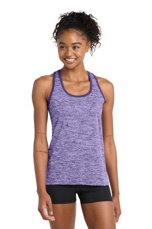 Sport-Tek Ladies PosiCharge Electric Heather Racerback Tank