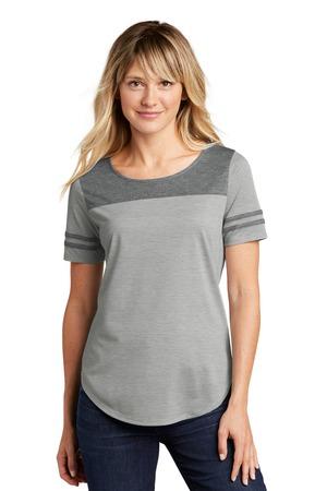 Ladies PosiCharge Tri-Blend Wicking Fan Tee.