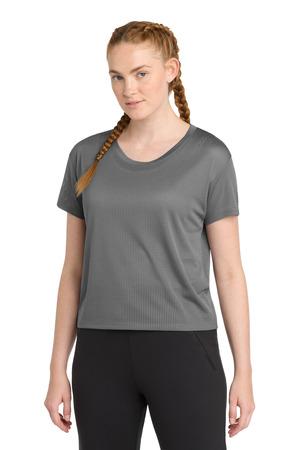 Sport-Tek Ladies PosiCharge Draft Crop Tee.