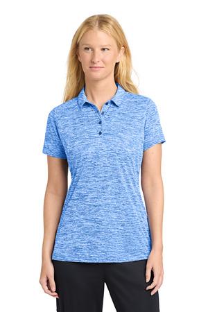 Sport-Tek Ladies PosiCharge Electric Heather Polo