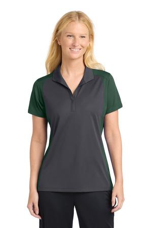 Sport-Tek Ladies Colorblock Micropique Sport-Wick Polo
