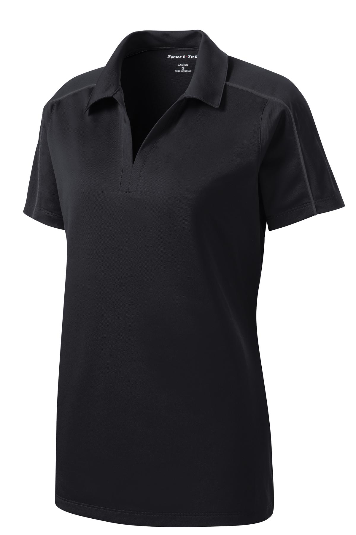 Sport-Tek Ladies Micropique Sport-Wick Piped Polo