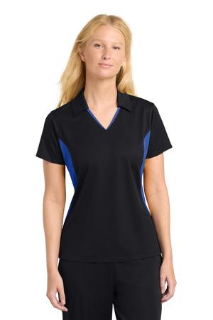 Sport-Tek Ladies Side Blocked Micropique Sport-Wick Polo