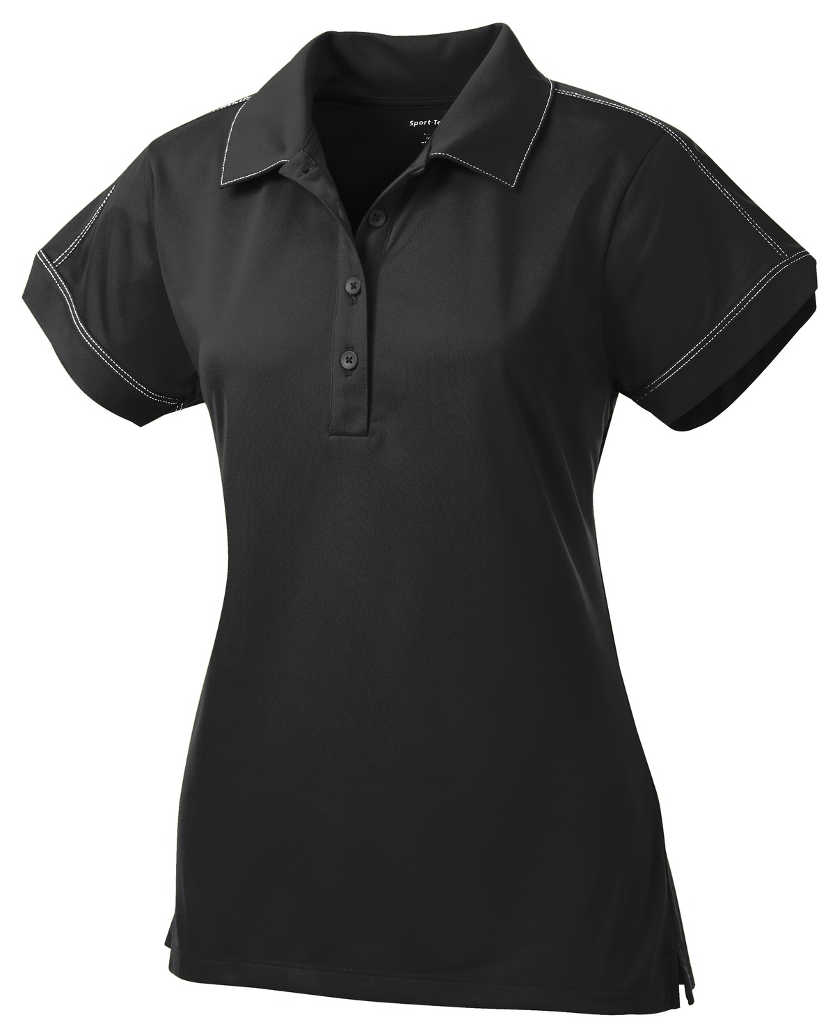 Sport-Tek Ladies Contrast Stitch Micropique Sport-Wick Polo