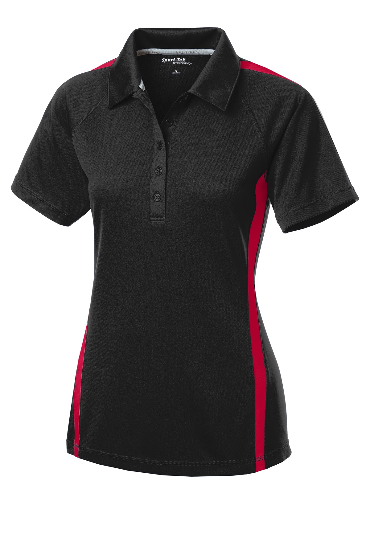 Sport-Tek Ladies PosiCharge Micro-Mesh Colorblock Polo