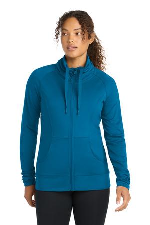 Sport-Tek Ladies Sport-Wick Stretch Full-Zip Jacket